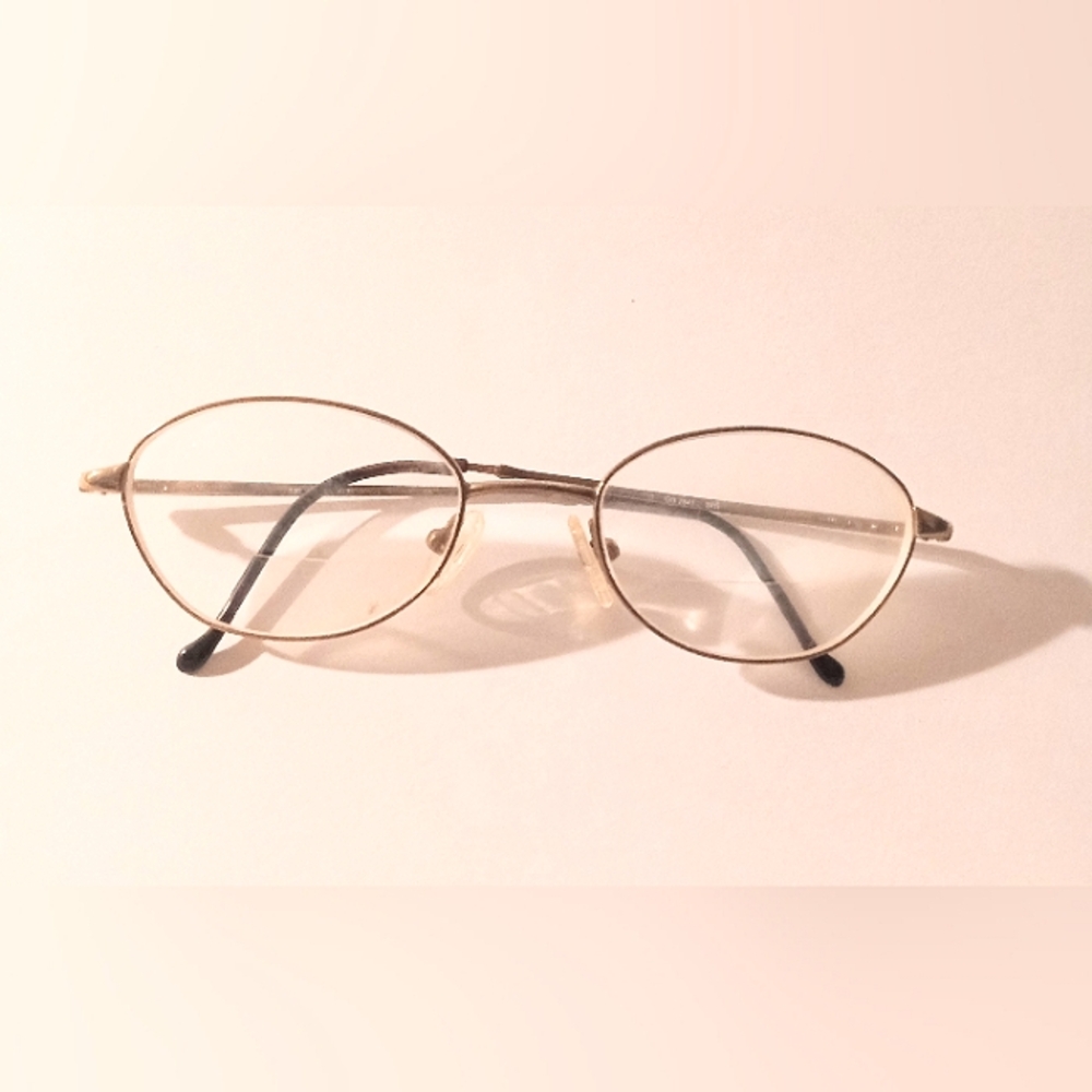 VTG Gucci Gold Bronze Oval Eyeglasses Frames GG2641 3XG 50 19 130